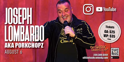 Comedian Joseph Lombardo AKA Porkchopz Live in Naples, Florida!