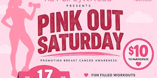 PINK OUT DAY: YOGA,  FIT CAMP, & ZUMBA for the Cause!