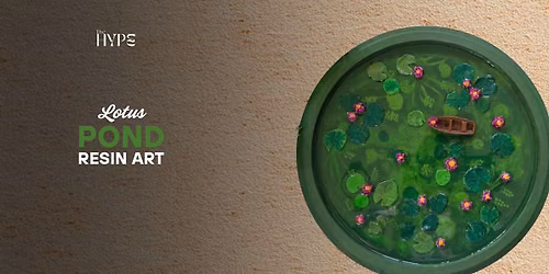 Lotus Pond Resin Art