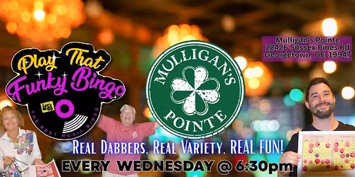 Play That Funky Music Bingo at Mulligan's Pointe