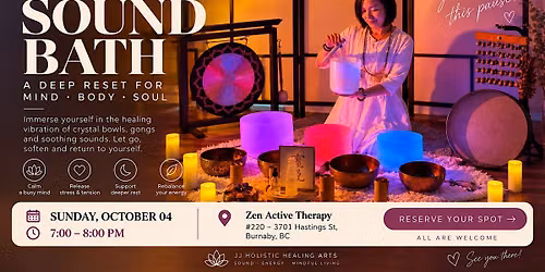 Rest, Relief and Realign Sound Bath ,Reiki & Somatic Sound Healing