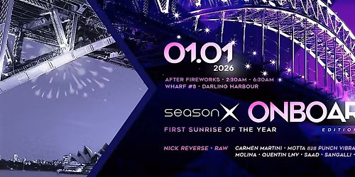 Season X Onboard NYE - 1st Sunrise 2026