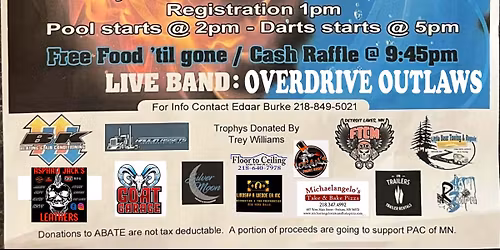 Annual Pool N Dart Tourney