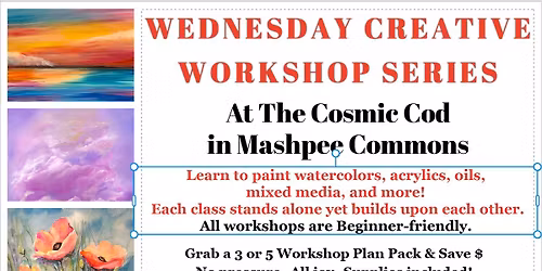 Wednesday Creative Workshop Series-10AM-12 Noon