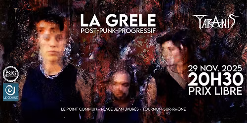 Concert post-punk La Grèle