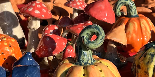 Pumpkins and Toadstools Pottery Workshop
