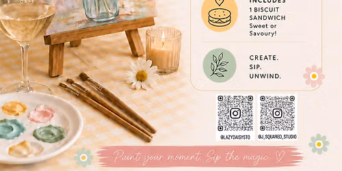 Bloom & Brush: A Garden-Inspired Paint & Sip Experience