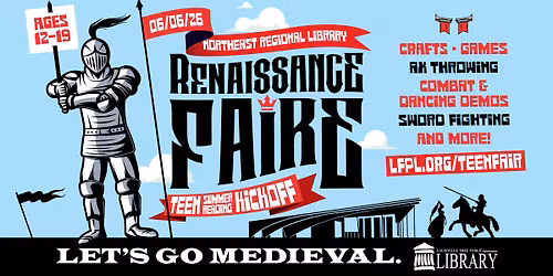 Teen Summer Reading Kick-off: Renaissance Faire