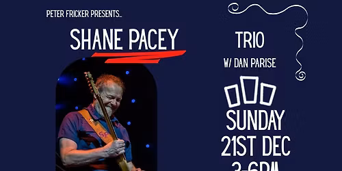 SHANE PACEY TRIO