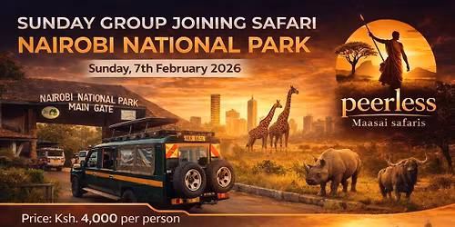 GROUP JOINING NAIROBI NATIONAL PARK SAFARI