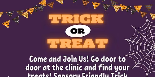 2nd Annual Sensory-Friendly Trick or Treat