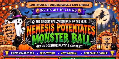 Nemesis Shriners 2026 Potentate's Halloween Costume Bash