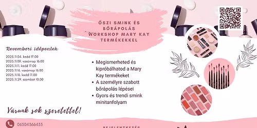 \ud83c\udf38Ingyenes \u0151szi b\u0151r\u00e1pol\u00e1si \u00e9s sminkworkshop\ud83c\udf38