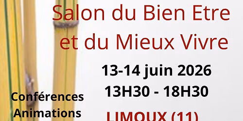 Foire de printemps du Bien \u00eatre et du Mieux Vivre \u00e0 Limoux