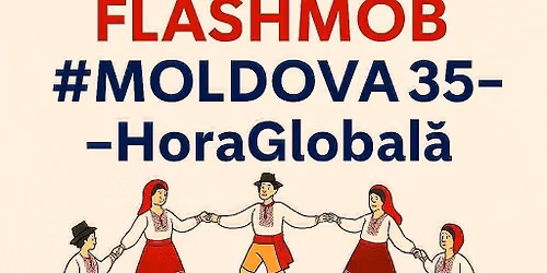\ud83c\uddf2\ud83c\udde9 Moldova35: Global Hora Flashmob | Sergels Torg, Stockholm