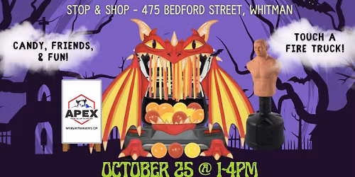 🎃 Trunk or Treat at Stop & Shop with Apex Martial Arts 🎃