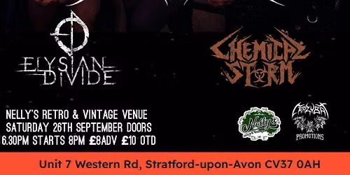 ALT METAL NIGHT Biomechanimal\/Elysian devide\/Chemical storm 