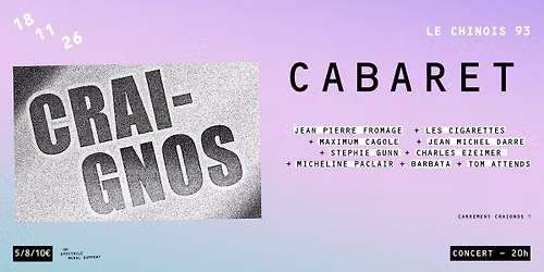 CABARET CRAIGNOS