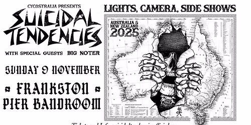SUICIDAL TENDENCIES Australian Tour - FRANKSTON (18+)