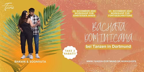 Workshop Bachata Dominicana mit Bhavin & Soonruta