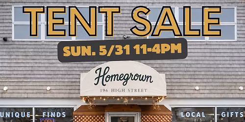 TENT SALE!