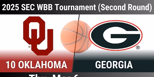 Oklahoma Sooners at Georgia Bulldogs Womens Basketball