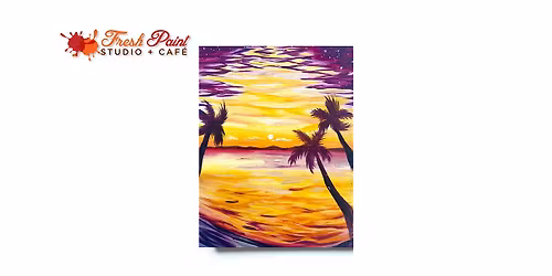 Paint Night \u2013 Warm Tropical Paradise Acrylic Painting Workshop in Toronto