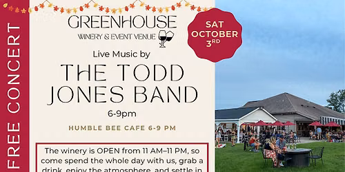 Live Music by Todd Jones Band