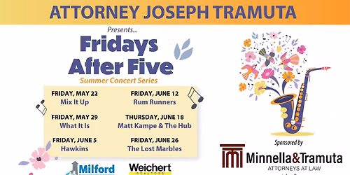 Fridays After Five! Matt Kampee & the Hub (Thursday night)
