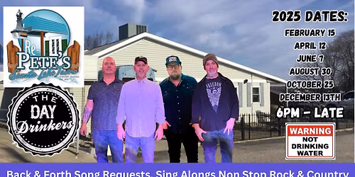 The Day Drinkers - Re-Petes Simonton Lake Tavern