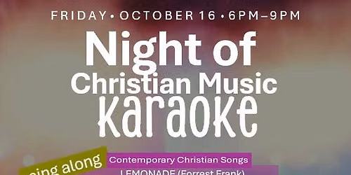 Night of Christian Music Karaoke