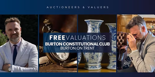 Valuations with Charles Hanson: Silver, Jewellery, Watches & Antiques at Burton Constitutional Club