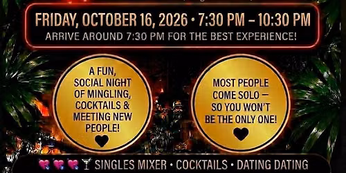 Friday Night Singles Mixer at The Historic Cavalier Hotel