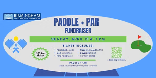 Paddle + Par Fundraiser