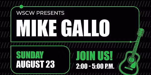 Mike Gallo Live at WSCW August 23