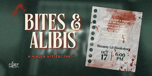 Bites & Alibis: Vampire M**der Mystery Party
