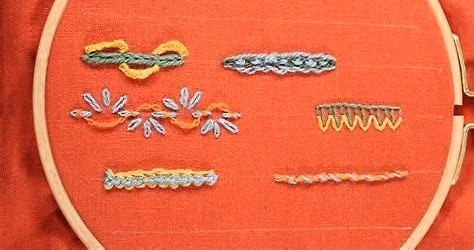 Embroidery: Combining Stitches