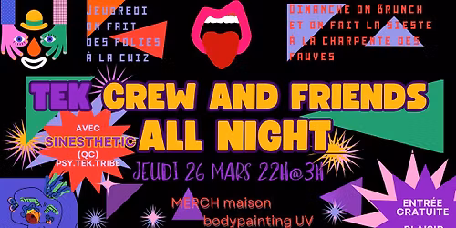 TEK CREW invite SinEsthetic @ La Cuisine 