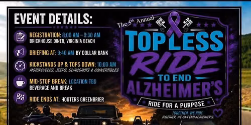 Topless Ride to End Alzheimers