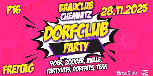 DORFCLUB PARTY im Brauclub Chemnitz