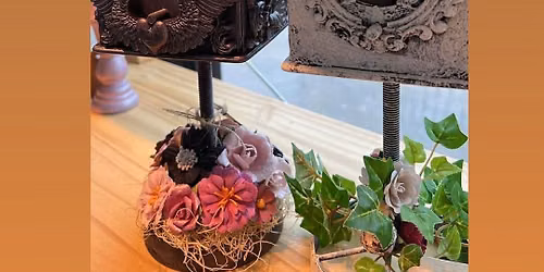Mixed Media Lighted Birdhouse