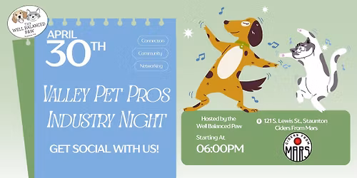 Valley Pet Pros Industry Night
