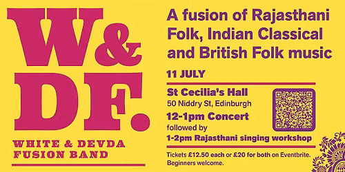 Rajasthani & British Folk Fusion Concert with Rajasthani Singing Workshop