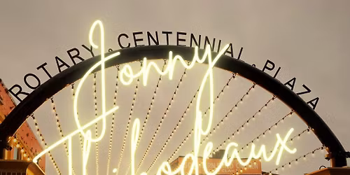 Jonny Thibodeaux at the Rotary Plaza