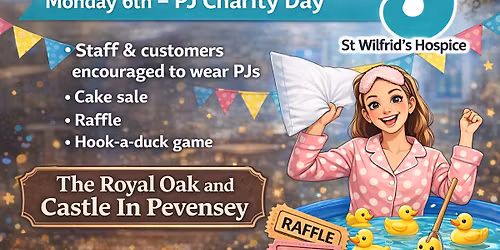 PJ\u2019s & cake charity day