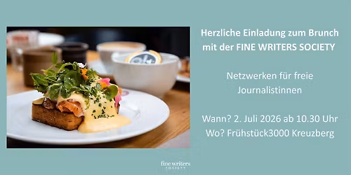 Netzwerk Brunch mit der Fine Writers Society