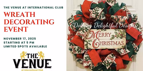 Wreath Decorating Event at The Venue