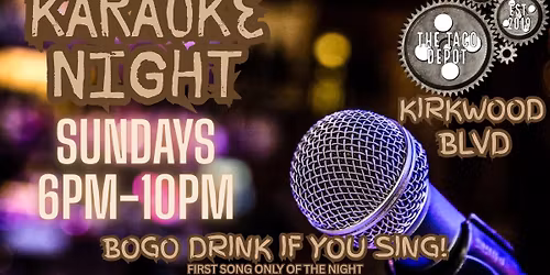Sunday Karaoke @ Taco Depot