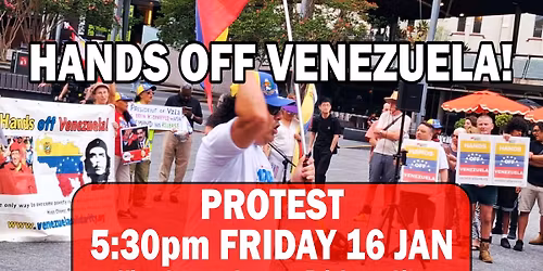 Hands off Venezuela! Trump out of Latin America!