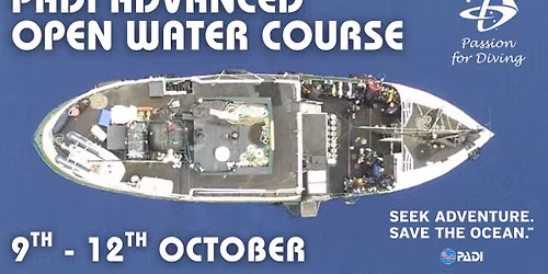 PADI Advanced Open Water Course Oban: (9th-12th October)